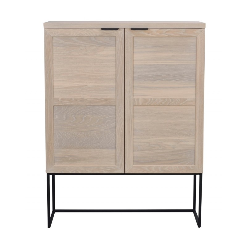 RO EVERETT CABINET WHITEWASH/BLACK